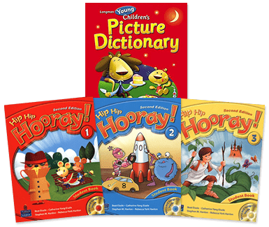 教材 「Picture Dictionary」 & 「Hip Hop Hooray! 1-3」